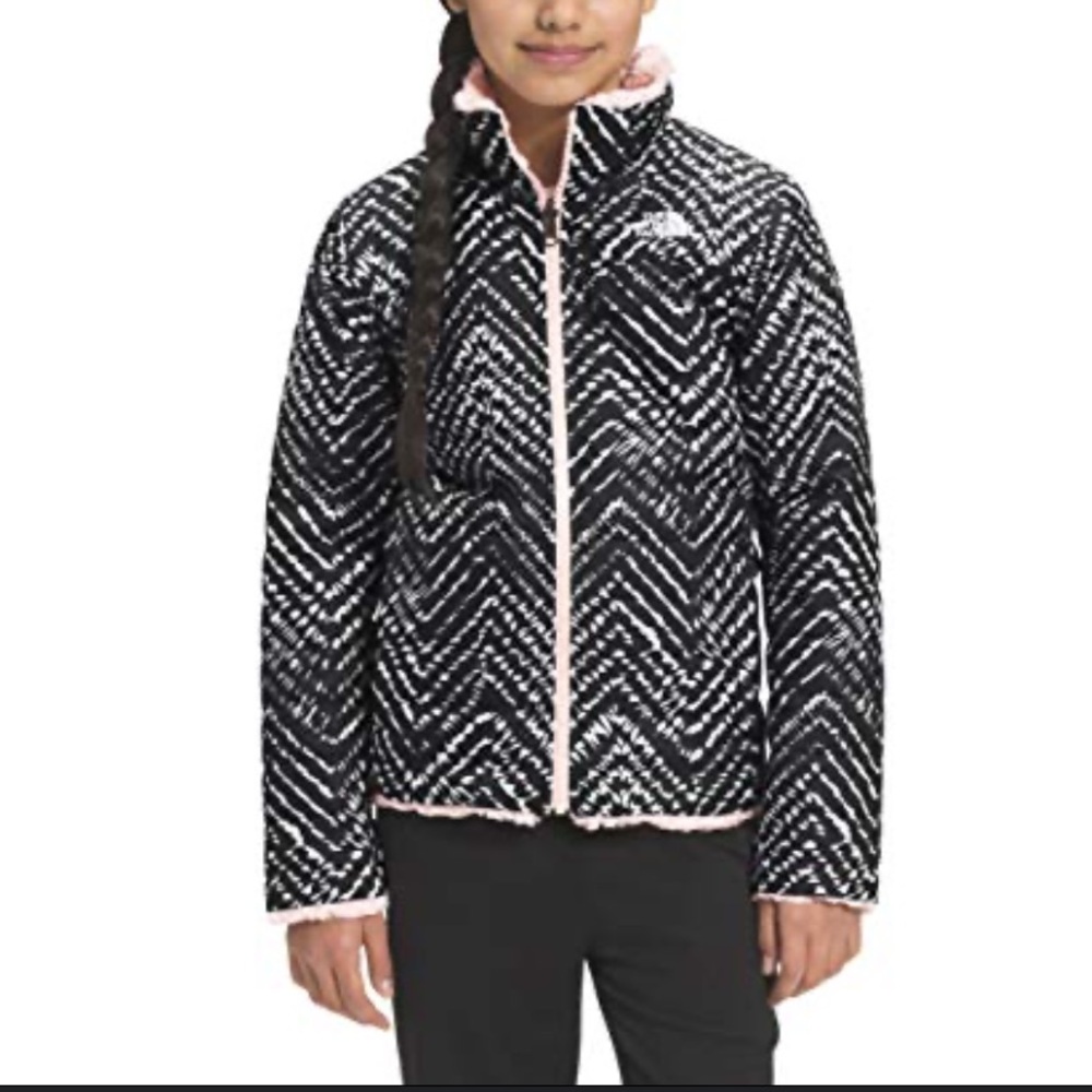 The North Face Reversible Mossbud Swirl Jacket Girls Youth Large